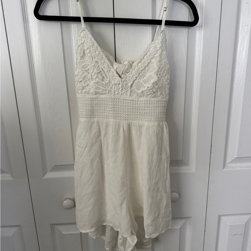 White Lace Romper